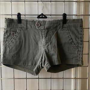 13 Green Cargo Shorts Casual Lightweight